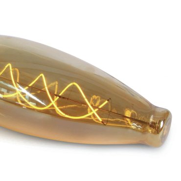 ONE Light Dekorative LED-Glühbirne - Ø 12 x 45 cm - E27 - 8W - nicht dimmbar - 2700K - amber