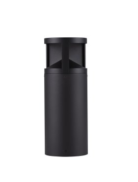 Nova Luce Soul - Gartenpfosten - 16 x 43 cm - 24W LED inkl. - IP65 - Sand schwarz