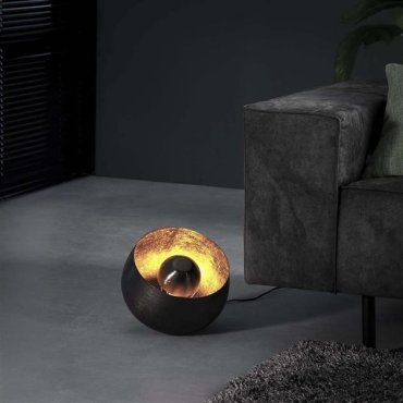 Vico Basket - Tisch- und Stehlampe - Ø 28 x 26 cm - Schwarz Nickel