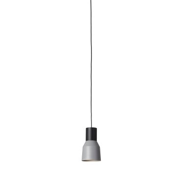 Faro Kombo - Hängeleuchte - Ø 12 x 21 cm - grau und schwarz