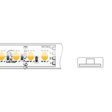 Klus LED-Streifen - 1cm breit, 500cm lang - 24Vdc - 7W LED pro Meter - 120 LEDs pro Meter - IP65 - RGB