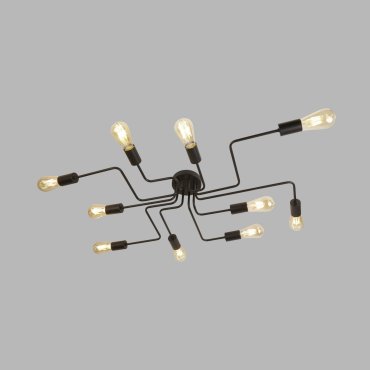 Searchlight Circuit - Deckenleuchte - 82 x 52 x 12 cm - mattschwarz