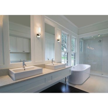 ONE Light Mirror Side Lights - Spiegelleuchte - 6 x 10 x 22 cm - IP44 - Chrom