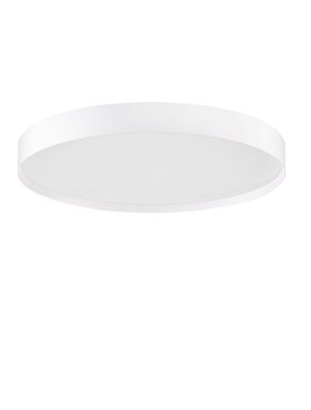 Nova Luce Roi - Deckenleuchte - Ø 50 x 8,5 cm - 48W dimmbar LED inkl. - Sand Weiß