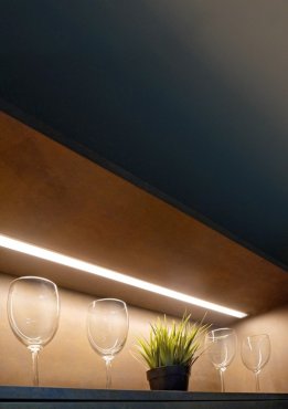 KLUS Micro-NK - LED-Profil - 1,3 x 2,22 cm - silber eloxiert