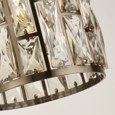 Searchlight Bijou - Hängeleuchte - Ø 22 x 150 cm - Messing antik und champagner