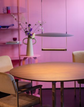ETH Diana – Hängeleuchte – Ø 42 x 200 cm – 23W dimmbare LED inkl. – weiß
