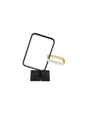 Nova Luce Imar - deckenleuchte - 35 x 39 x 16 cm - 30W dimmbar LED inkl. - sand schwarz und gold