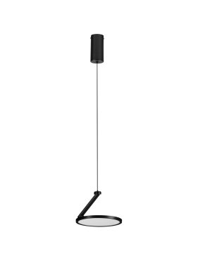 Nova Luce Opi - Hängelampe - Ø 20 x 260 cm - 14W LED inkl. - sand schwarz