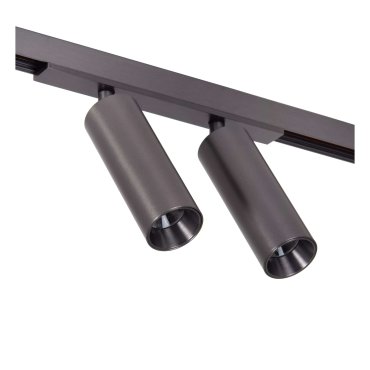Lucide Linial Moxx - magnetisches Schienensystem - Schienenstrahler - 17 x 4,5 x 10 cm - 2 x 10W LED inkl. - Dimmfunktion und einstellbare Lichtfarbe über die App - Schwarz matt Chrom