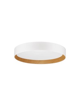 Nova Luce Stake - deckenleuchte - Ø 60 x 9 cm - 50W dimmbare LED inkl. - sand weiß
