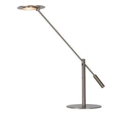 Lucide Anselmo - Schreibtischlampe - 25 x 25 x 50 - 9W LED inkl - mattes Chrom