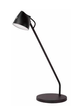 Lucide Milne - Tischleuchte - 16 x 31,7 x 42 cm - 8W dimmbare LED inkl - schwarz