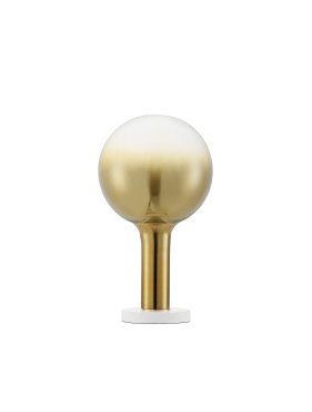 Nova Luce Nostos - Tischleuchte - Ø 20 x 35 cm - 3W dimmbar LED inkl. - gold