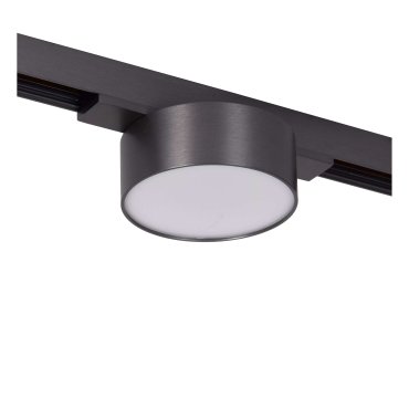 Lucide Linial Fixt - magnetisches Schienensystem - Schienenstrahler - Ø 7,4 x 4,5 cm - 6W LED inkl. - Dimmfunktion und einstellbare Lichtfarbe über die App - Schwarz matt Chrom