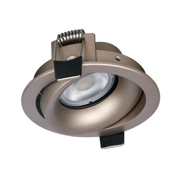 Artdelight Alice - Einbaustrahler - Ø 90 mm, Ø 83 mm Einbaumaß - champagnerfarben