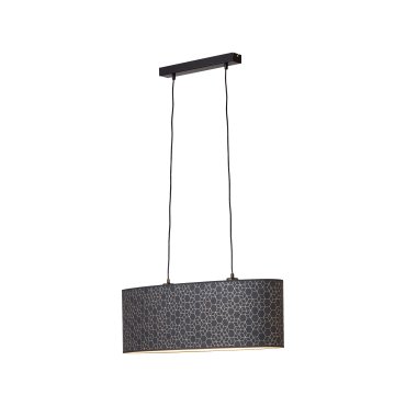 Brilliant Galance - Hängeleuchte - 70 x 26 x 118 cm - schwarz