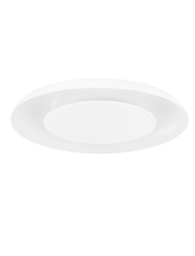 Nova Luce Epos - Deckenleuchte - Ø 60 x 6 cm - 38W dimmbar LED inkl. - Sand Weiß