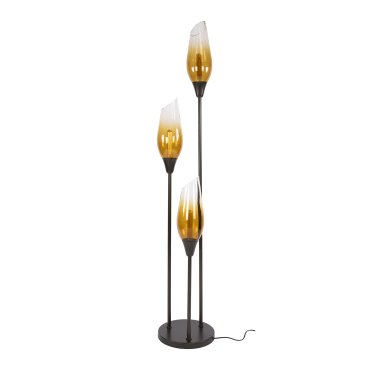 Vico Cocoon - Stehleuchte - Ø 35 x 168 cm - sienna braun und transparent