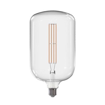 Daylight Italia Caramella Candy 2 LED Lampe - Ø 15 x 28,4 cm - E27 - 13W dimmbar - 2700K - transparent