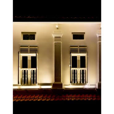 Nova Luce Wall Washer - 100 x 6,5 x 12 cm - 36W LED inkl - IP67 - schwarz