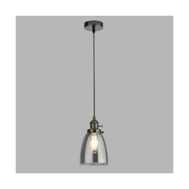Searchlight Pendants - Hängeleuchte - Ø 14 x 150 cm - schwarz