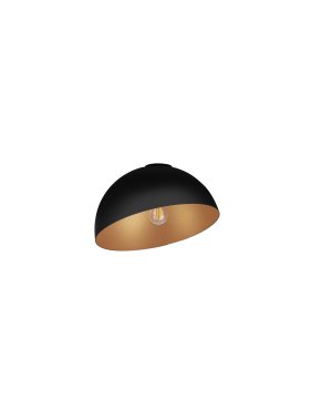 Nova Luce Onia - Deckenleuchte - Ø 29 x 19 cm - Sand schwarz und gold