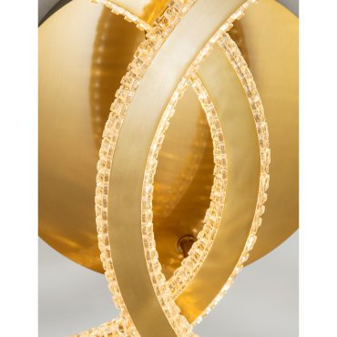 Nova Luce Cilion - Deckenleuchte - 70 x 40 x 13 cm - 48W dimmbare LED inkl - Messing gold