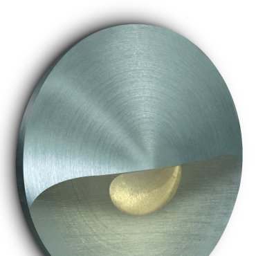 ONE Light Indoor Decorator Wall Recessed - Wandeinbauleuchte - Ø 2,5 x 3,5 cm - Aluminium