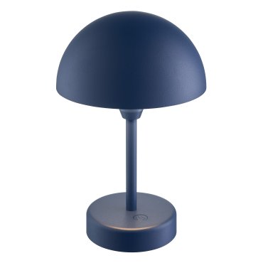 Nordlux Ellen To-Go - kabellose Outdoor-Tischleuchte mit Ladestation - Ø 16 x 25 cm - 3 Stufen dimmbar - 3W LED inkl. - IP44 - blau