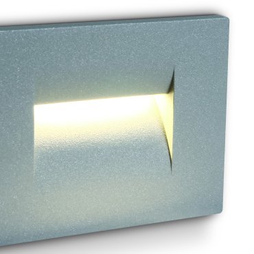 ONE Light Outdoor Dark Light - Außenwandleuchte - 10,7 x 6,5 x 7,5 cm - 3,6W LED inkl - IP65 - grau