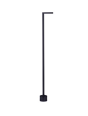 Nova Luce Pipe - Gartenleuchte - 11 x 94,5 cm - 5W LED inkl. - IP65 - Sand schwarz