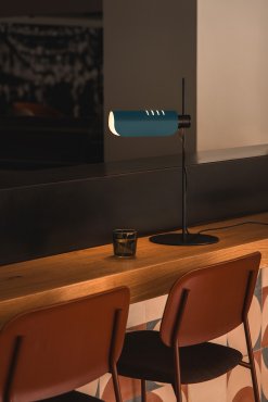 Faro Martinica - Tischleuchte - 38,6 x 53 x 24 cm - schwarz und blau