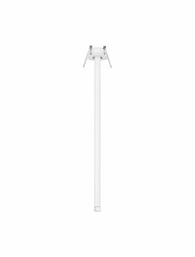 Nova Luce Stilvi - Deckenleuchte - Ø 5 x 44 cm - 4W LED inkl. - Sand Weiß