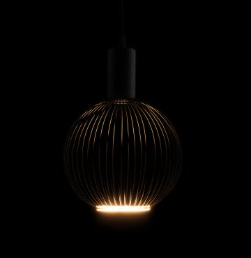 Segula Floating Globe Filo LED - Ø 18 cm - E27 - 5W dimmbar - 2200K - schwarz
