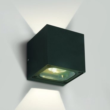 ONE Light Cube Wall Lights Up &amp; Down- Außenwandleuchten - 10 x 10 x 10 cm - 6W LED inkl - IP65 - anthrazit