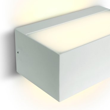 ONE Light Indoor/Outdoor Wall Lights - Wandleuchten für den Außenbereich - 23 x 10 x 9 cm - IP65 - weiß
