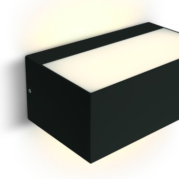 ONE Light Indoor/Outdoor Wall Lights - Wandleuchten für den Außenbereich - 23 x 10 x 9 cm - IP65 - anthrazit
