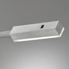Fischer &amp; Honsel Raik - Wandleuchte mit Gestensteuerung - 4 x 4 x 57 cm - 5W LED inkl. - grau