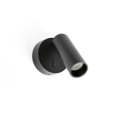 Faro Stan Slim - Wandleuchte - Ø 4,2 x 8,7 cm - schwarz