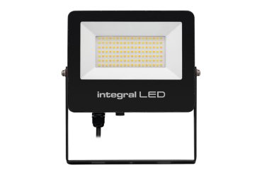 Integral LED Super Slim 2 – strahler – 22,2 x 3,8 x 24,4 cm – 50W LED inkl. – via Tuya Smart – einstellbare Lichtfarbe - IP67 – schwarz