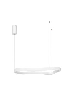Nova Luce Dussa - Hängelampe - 45 x 150 x 90 cm - 52W dimmbar LED inkl. - sandweiß