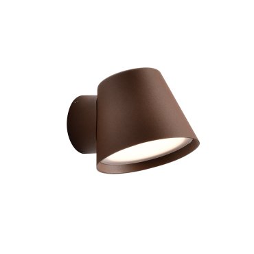 VK Lighting Kupo - Außenwandleuchte - Ø 11,5 x 11,4 cm - IP65 - Rustbraun
