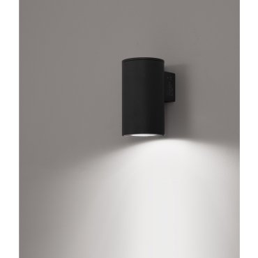 Nova Luce Alp - Wandleuchte - 7 x 5,5 x 10 cm - 10W LED inkl. - IP65 - schwarz