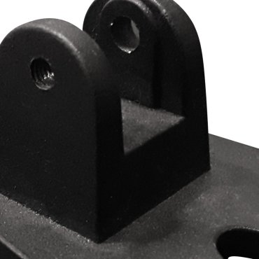 Nova Luce Base - 5,5 x 5,5 x 4 cm - schwarz