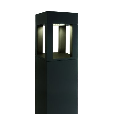 ONE Light Cage Light II - Gartenleuchte - 16 x 16 x 90 cm - 22W LED inkl. - IP65 - anthrazit - weiße Lichtfarbe