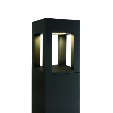 ONE Light Cage Light I - Gartenleuchte - 16 x 16 x 60 cm - 22W LED inkl. - IP65 - anthrazit - weiße Lichtfarbe