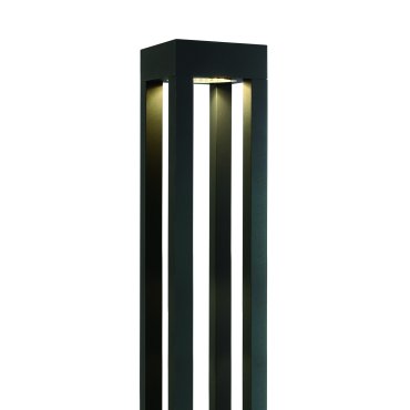 ONE Light Cage Light I - Gartenleuchte - 16 x 16 x 90 cm - 22W LED inkl. - IP65 - anthrazit - warmweiße Lichtfarbe