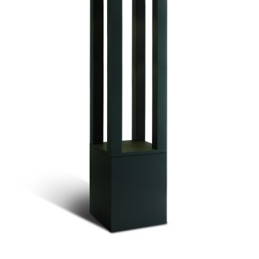 ONE Light Cage Light I - Gartenleuchte - 16 x 16 x 90 cm - 22W LED inkl. - IP65 - anthrazit - weiße Lichtfarbe