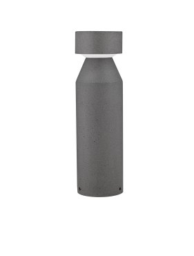 Nova Luce Lua - Gartenpfosten - Ø 16 x 55,5 cm - 12W LED inkl. - IP65 - schwarz